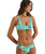 Fern Crop Bikini Top in Green