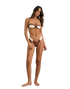 Lily Rib Balconette Bikini Top in Chocolate