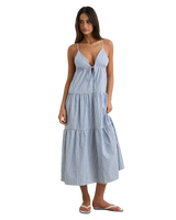 The Rhythm Womens Jaci Maxi Dress in Blue