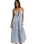 The Rhythm Womens Jaci Maxi Dress in Blue