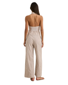 The Rhythm Womens Louise Wide Leg Trousers in Tan