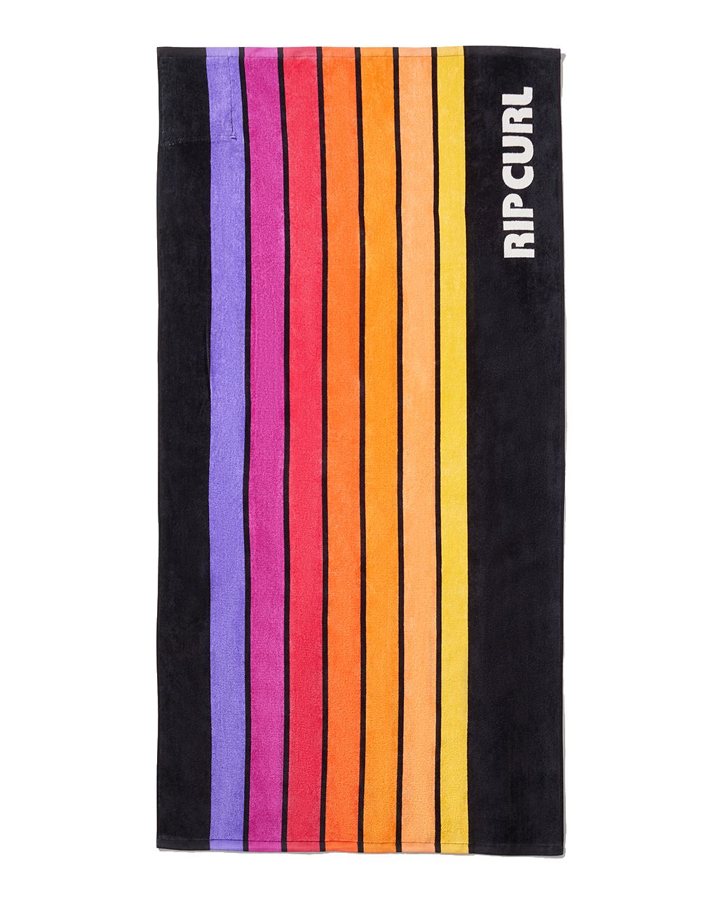 The Rip Curl Sunstash Beach Towel in Black | Available at Anns Cottage