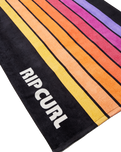 The Rip Curl Sunstash Beach Towel in Black | Available at Anns Cottage