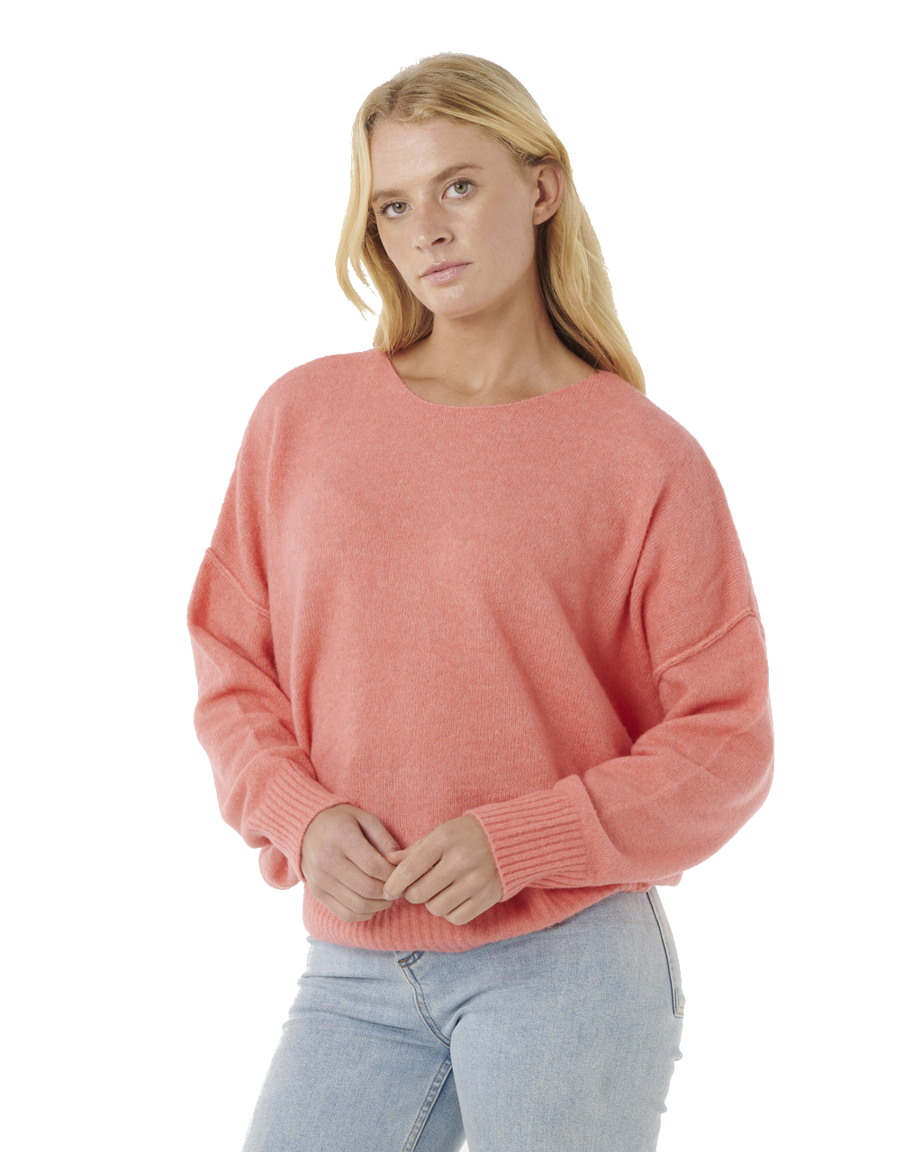 The Rip Curl Womens Emily Jumper in Watermelon