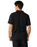 Premium Surf Wettie Polo Shirt in Black