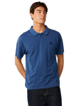 Premium Surf Wettie Polo Shirt in Light Navy
