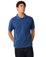 Premium Surf Wettie Polo Shirt in Light Navy