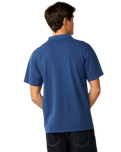 Premium Surf Wettie Polo Shirt in Light Navy
