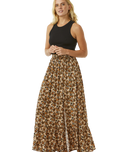 The Rip Curl Womens Sea Of Dreams Maxi Skirt in Brown