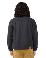 Classic Surf Denim Trucker Jacket in Black