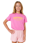 Girls Sunshine Knit Shorts in Natural