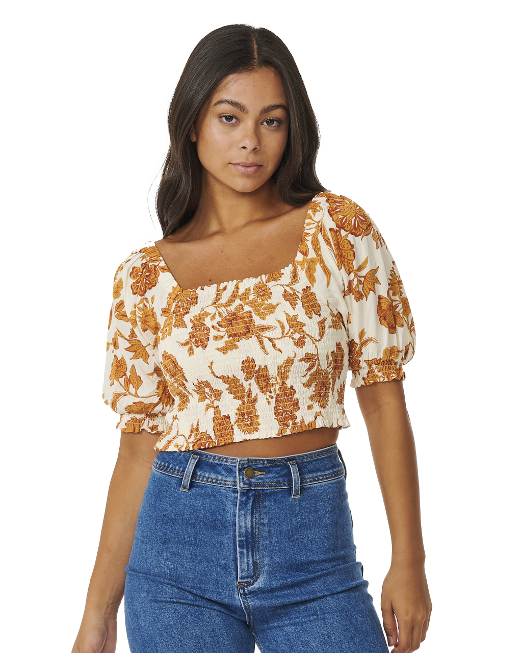The Rip Curl Womens Ocean Together Top in Shell