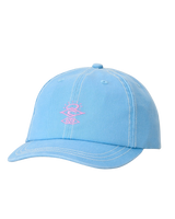 Girls Washed Twill Cap in Powder Blue