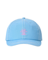 Girls Washed Twill Cap in Powder Blue