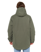 The Rip Curl Mens Anti Series Exit 5K/5K Tech Jacket in Deep Cactus
