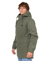 The Rip Curl Mens Anti Series Exit 5K/5K Tech Jacket in Deep Cactus