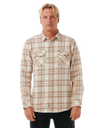 Griffin Flannel Shirt in Bone