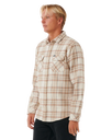 Griffin Flannel Shirt in Bone