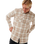 Griffin Flannel Shirt in Bone