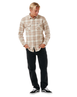 Griffin Flannel Shirt in Bone