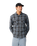 The Rip Curl Mens Premium Surf Griffin Flannel Shirt in Washed Black