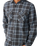 The Rip Curl Mens Premium Surf Griffin Flannel Shirt in Washed Black