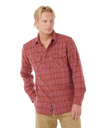 The Rip Curl Mens Griffin Flannel Shirt in Apple Butter