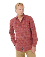 The Rip Curl Mens Griffin Flannel Shirt in Apple Butter