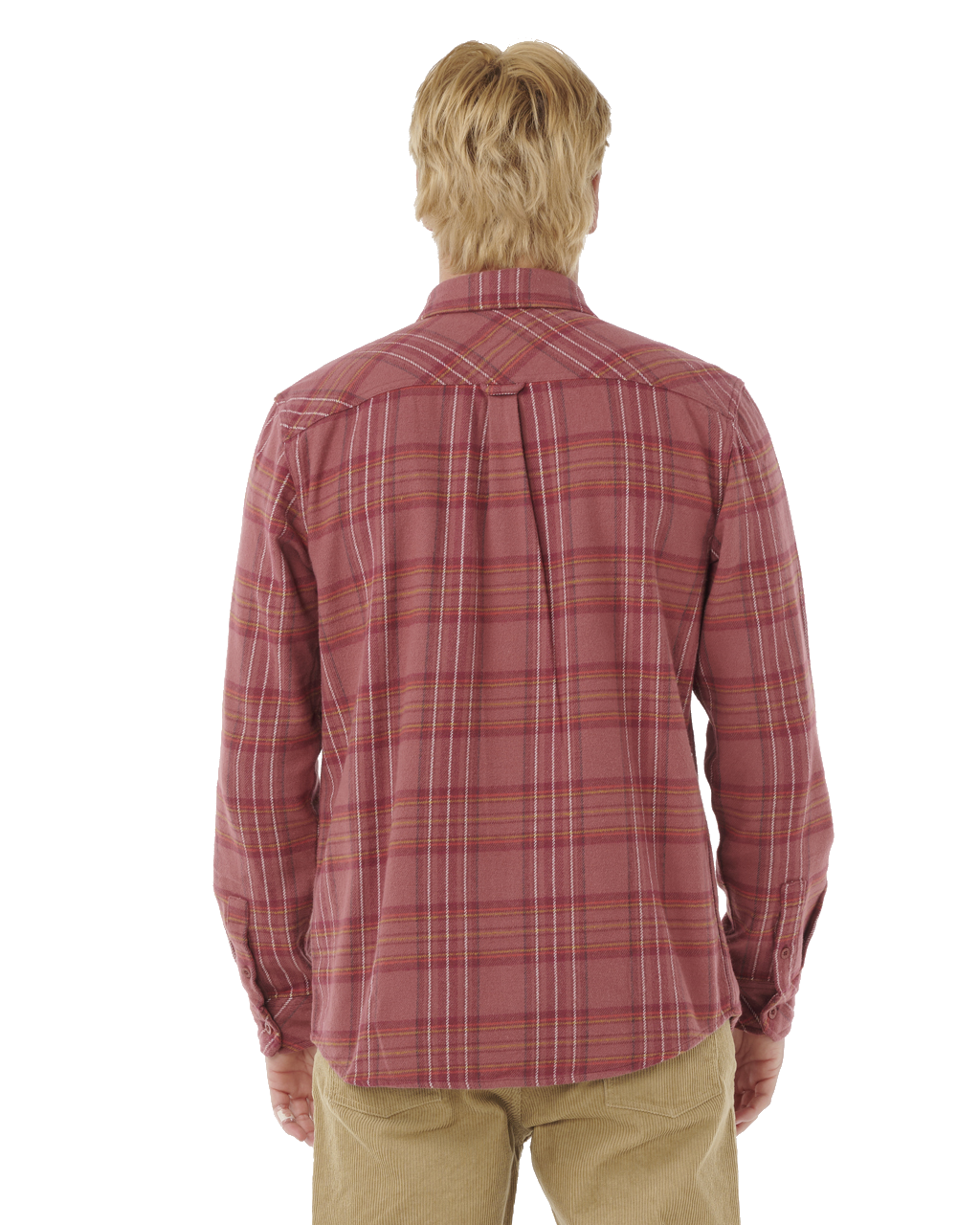 The Rip Curl Mens Griffin Flannel Shirt in Apple Butter