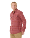 The Rip Curl Mens Griffin Flannel Shirt in Apple Butter