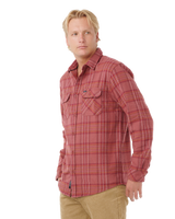 The Rip Curl Mens Griffin Flannel Shirt in Apple Butter