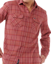 The Rip Curl Mens Griffin Flannel Shirt in Apple Butter