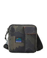 The Rip Curl 24/7 Search Camo Pouch in Black & Olive