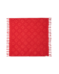 Mixed Jacquard Jumbo Towel in Red