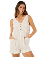 Classic Surf Romper in Bone
