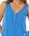 Classic Surf Romper in Bright Blue