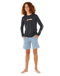 The Rip Curl Boys Boys Epic Knit Shorts in Faded Denim