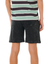The Rip Curl Boys Boys Epic Knit Shorts in Washed Black