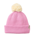 Girls Anoeta Pom Pom Beanie in Pink