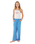 Girls Sunshine Ditsy Trousers in Royal Blue