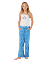 Girls Sunshine Ditsy Trousers in Royal Blue