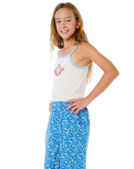 Girls Sunshine Ditsy Trousers in Royal Blue