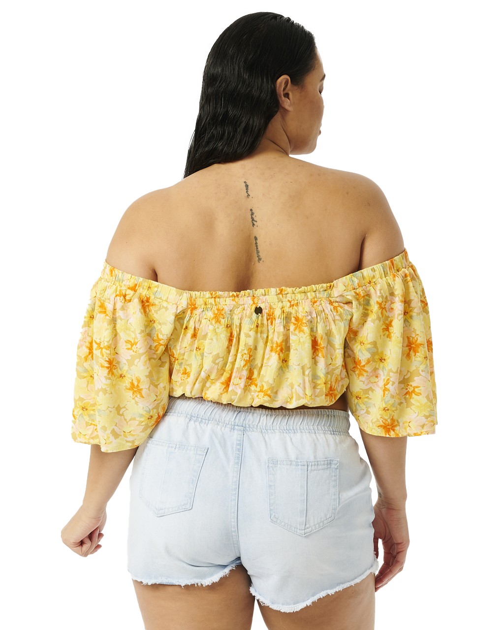 The Rip Curl Womens Summer Rain Top in Straw