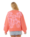 Hibiscus Heat Jacquard Jumper in Watermelon