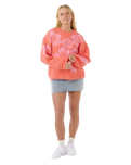 Hibiscus Heat Jacquard Jumper in Watermelon