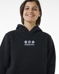 The Rip Curl Boys Boys Future Evolution Hoodie in Black