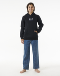 The Rip Curl Boys Boys Future Evolution Hoodie in Black