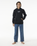 The Rip Curl Boys Boys Future Evolution Hoodie in Black
