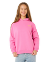 Girls Surf Puff Hoodie in Super Pink