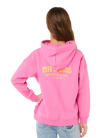 Girls Surf Puff Hoodie in Super Pink